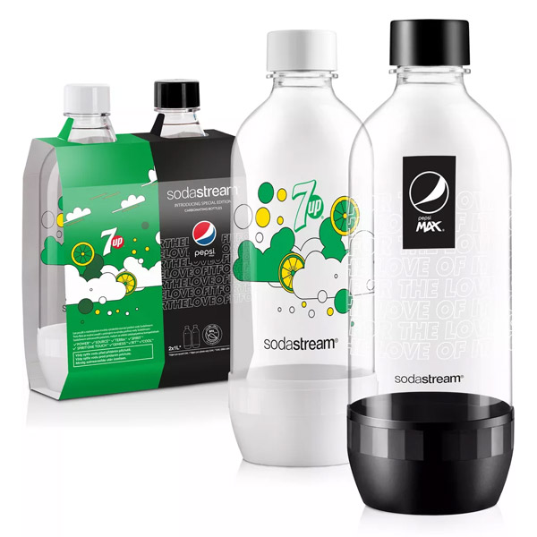 SodaStream  Palack 1l duo pack 7up & Pepsi Max