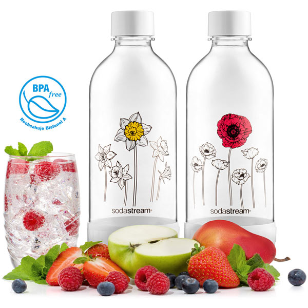 SodaStream Palack 1l duo pack virágok