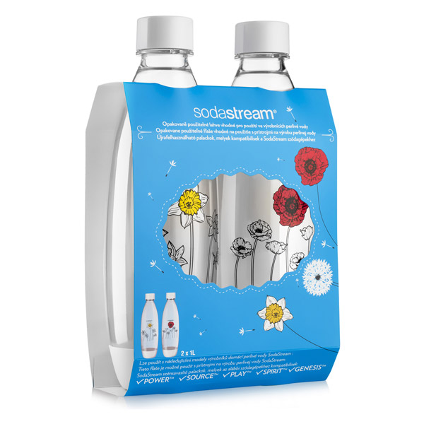 SodaStream Palack fuse duo pack 1l virágok