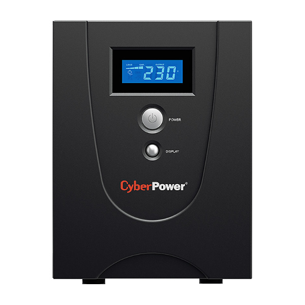 Tápegység CyberPower Value 2200, 2200VA/1260 W LCD, 6x IE C13 aljzat, RJ11/RJ45, USB, RS232