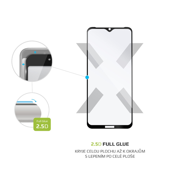 FIXED Full-Cover védőüveg for Xiaomi Redmi 9A/9C/9C NFC, fekete FIXED Full-Cover védőüveg for Xiaomi Redmi 9A/9C/9C NFC, fekete