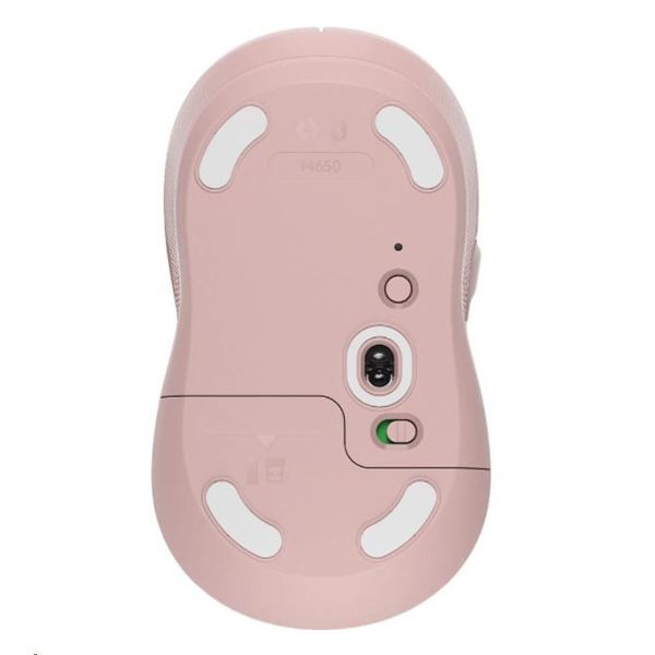Logitech M650 L Signature - vezeték nélküli egér - ROSE