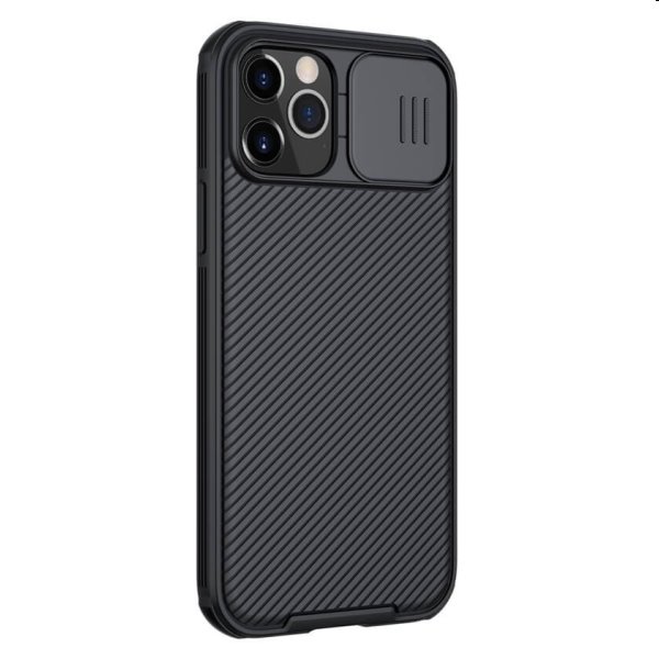 Nillkin CamShield Pro hátlapi tok for Apple iPhone 12/12 Pro, fekete