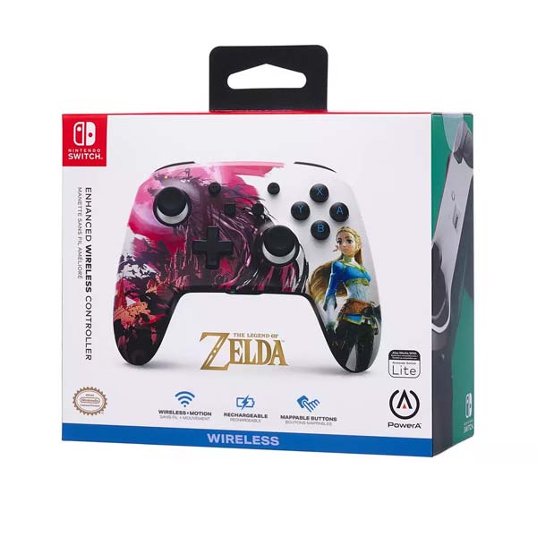 Vezeték nélküli vezérlő PowerA Enhanced Nintendo Switch számára, Blood Moon Zelda Vezeték nélküli vezérlő PowerA Enhanced Nintendo Switch számára, Blood Moon Zelda