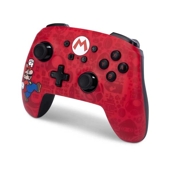 Vezeték nélküli vezérlő PowerA Enhanced for Nintendo Switch, Here We Go Mario Vezeték nélküli vezérlő PowerA Enhanced for Nintendo Switch, Here We Go Mario