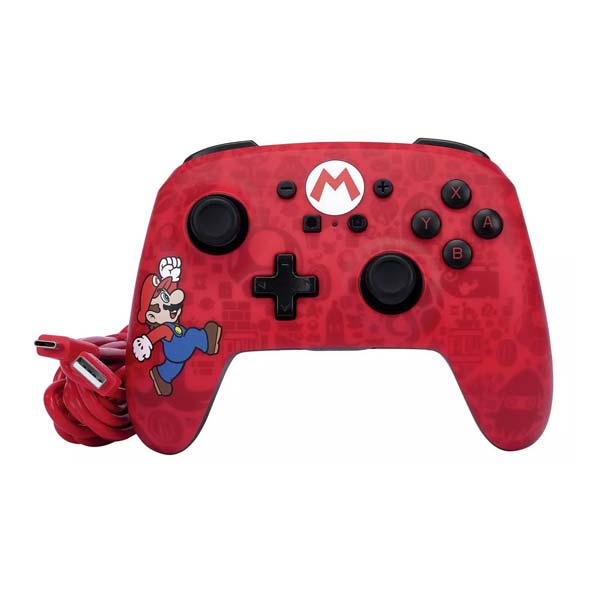 Vezeték nélküli vezérlő PowerA Enhanced for Nintendo Switch, Here We Go Mario Vezeték nélküli vezérlő PowerA Enhanced for Nintendo Switch, Here We Go Mario