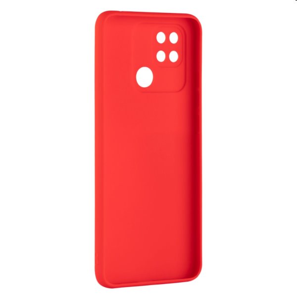 FIXED Story Hátlapi gumírozott tok for Xiaomi Redmi 10C, piros