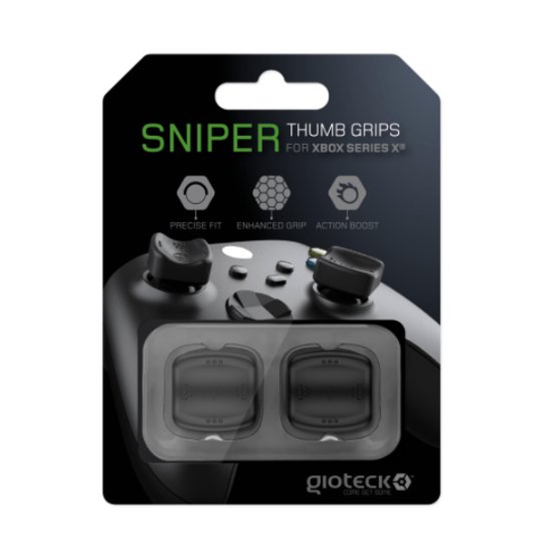 Gioteck Sniper Thumb Grips Black Xbox Series számára