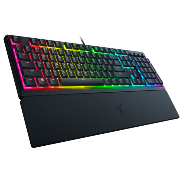Gamer billentyűzet Razer Ornata V3 Low-profile Mecha-membrane RGB Billentyűzet, US kiosztás