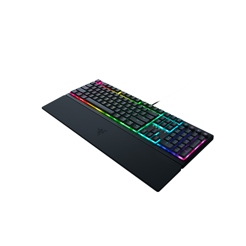 Gamer billentyűzet Razer Ornata V3 Low-profile Mecha-membrane RGB Billentyűzet, US kiosztás