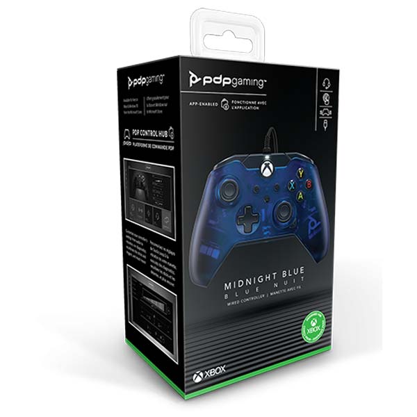 Vezetékes vezérlő PDP for Xbox Series, Midnight kék