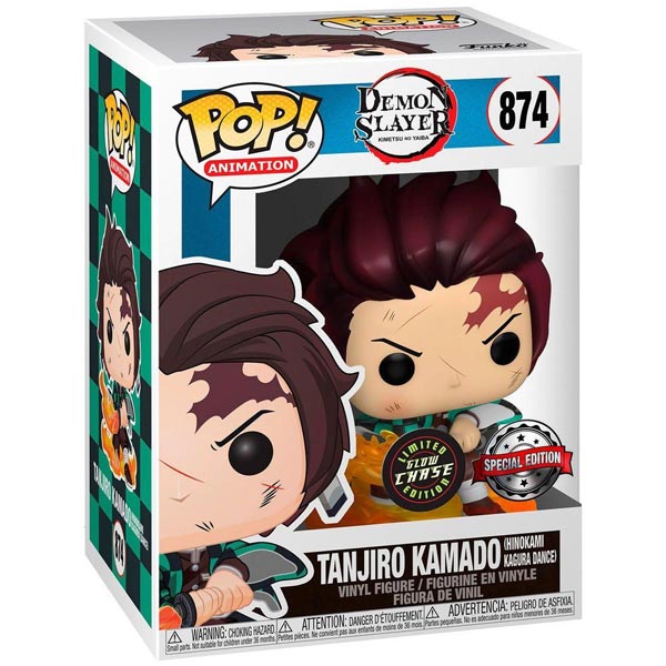 POP! Animation: Tanjiro (Demon Slayer) Special Edition CHASE (Glows in The Dark)