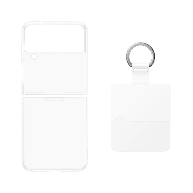 Tok Clear Cover ujjtartóval for Samsung Galaxy Z Flip4, transparent