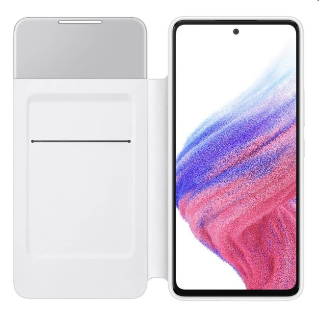 S View Cover tok Samsung Galaxy A53 5G számára, fehér S View Cover tok Samsung Galaxy A53 5G számára, fehér