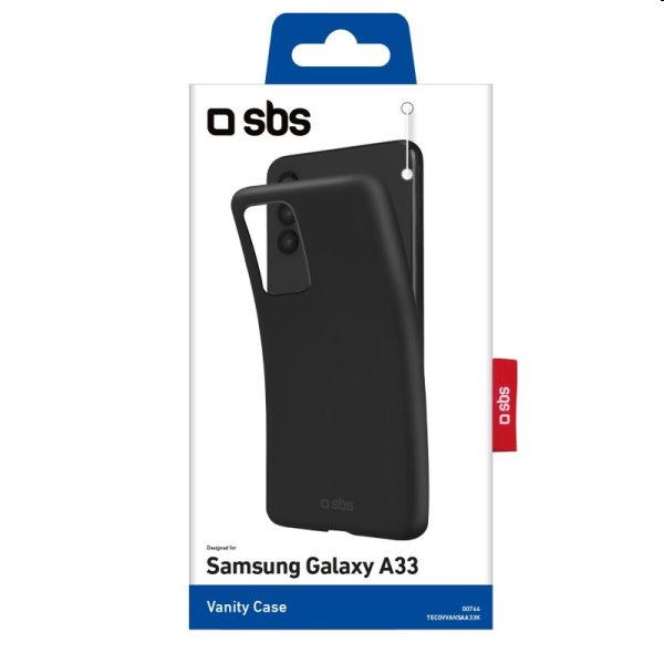 Tok SBS Vanity for Samsung Galaxy A33, fekete Tok SBS Vanity for Samsung Galaxy A33, fekete