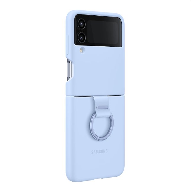 Tok Silicone Cover ujjtartóval for Samsung Galaxy Z Flip4, arctic blue Tok Silicone Cover ujjtartóval for Samsung Galaxy Z Flip4, arctic blue