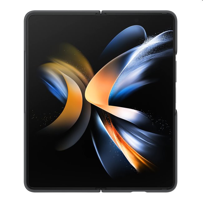 Silicone Cover tok hurokkal Samsung Galaxy Z Fold4 számára, Fekete Silicone Cover tok hurokkal Samsung Galaxy Z Fold4 számára, Fekete