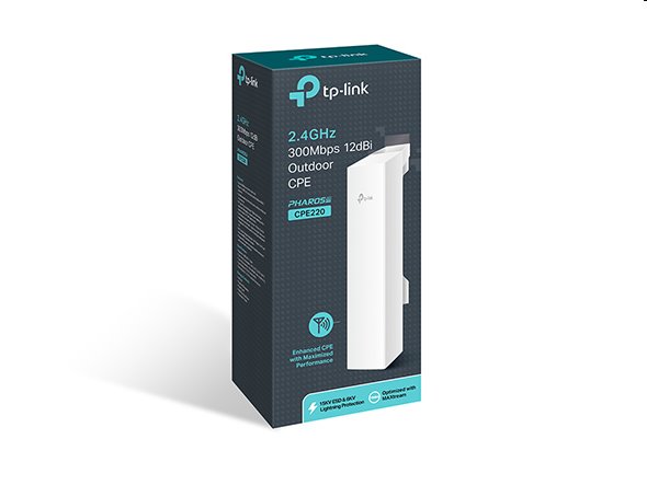 TP-Link CPE220 2,4GHz 300Mbps 12dBi külső vezeték nélküli hozzáférési pont