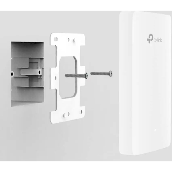 tp-link EAP615-WALL, AX1800 Wall-Plate Dual-Band Wi-Fi 6 Access Point PORT: Uplink: 1× Gigabit RJ45 Port Downlink: 3× Gigabit RJ45