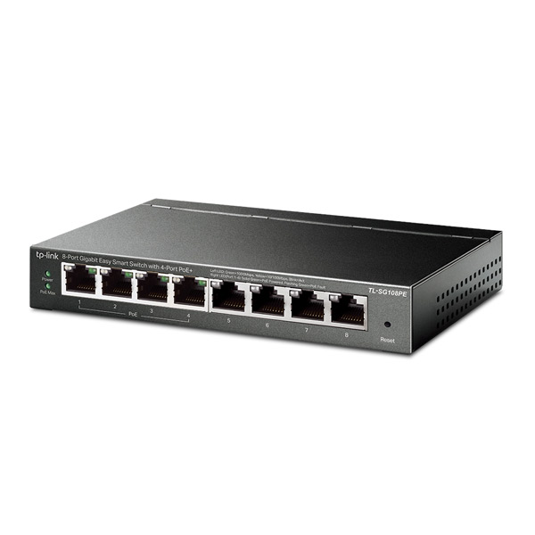 TP-Link TL-SG108PE, 8 port Gigabit Easy Smart Switch