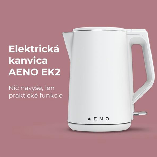 Aeno Vízforraló EK2 - 1,5l, 2200W, fehér