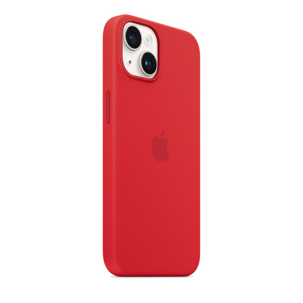 Apple iPhone 14 Silicone Case with MagSafe, (PRODUCT)RED