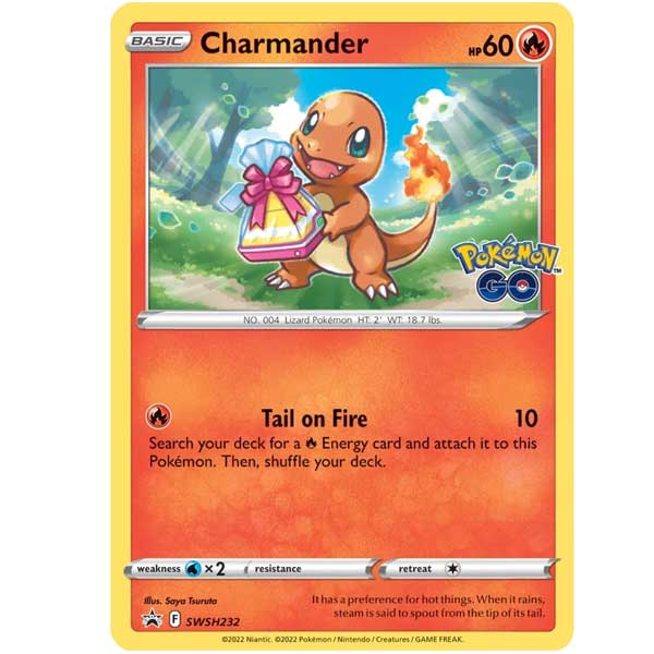 Kártyajáték Pokémon TCG: GO Pin Collection Charmander (Pokémon)