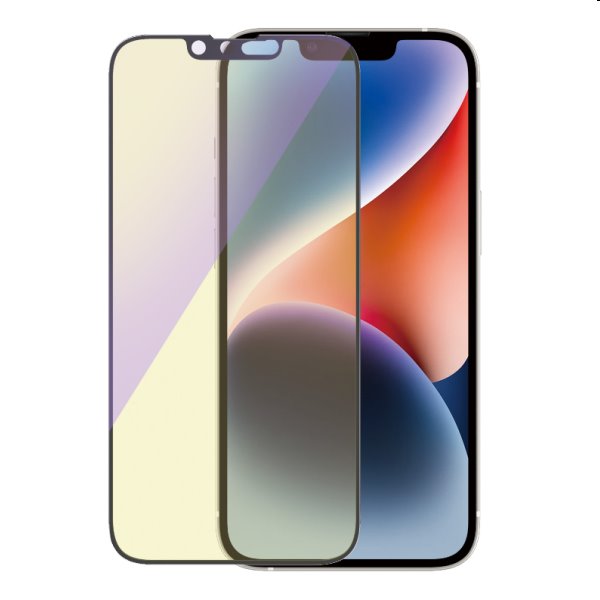 Védőüveg PanzerGlass Anti-Bluelight AB for Apple iPhone 14 Plus/13 Pro Max, fekete Védőüveg PanzerGlass Anti-Bluelight AB for Apple iPhone 14 Plus/13 Pro Max, fekete