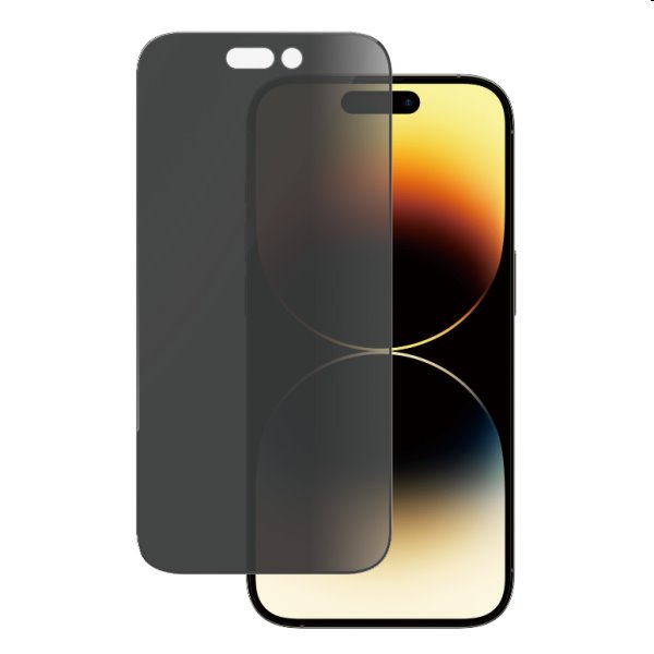 Védőüveg PanzerGlass UWF Privacy AB for Apple iPhone 14 Pro, fekete