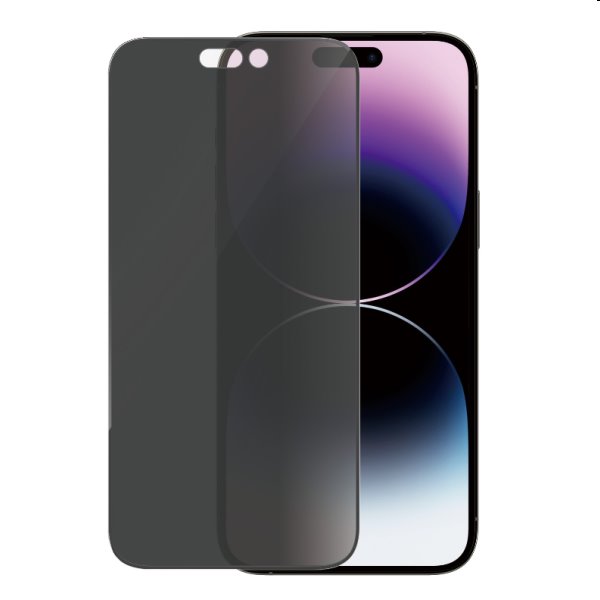 Védőüveg PanzerGlass UWF Privacy AB for Apple iPhone 14 Pro Max, fekete