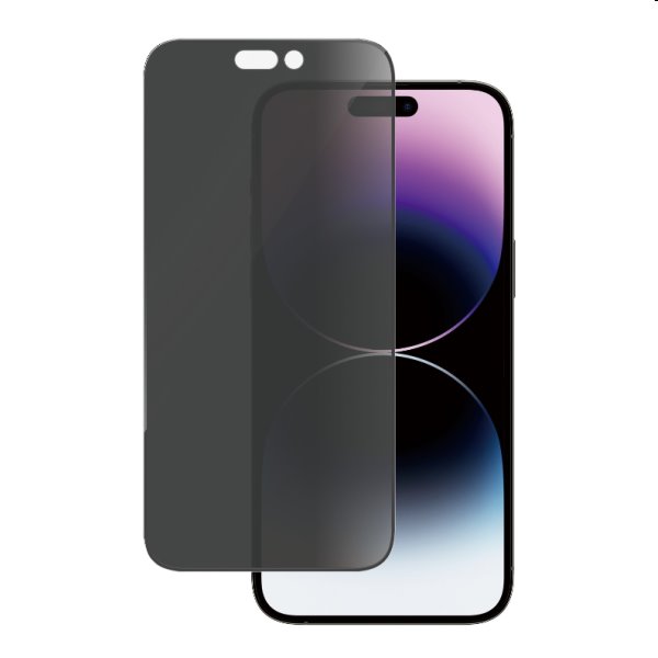 Védőüveg PanzerGlass UWF Privacy AB for Apple iPhone 14 Pro Max, fekete