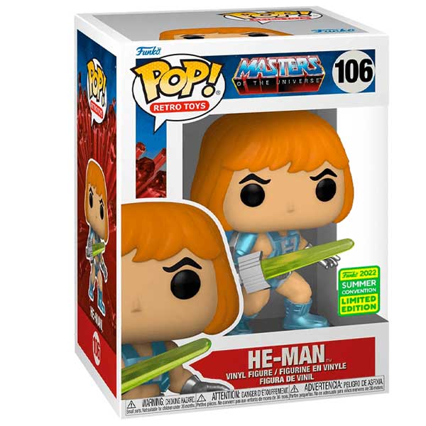 POP! Retro Toys: He Man (Masters of the Universe) Summer Convention Limited Edition