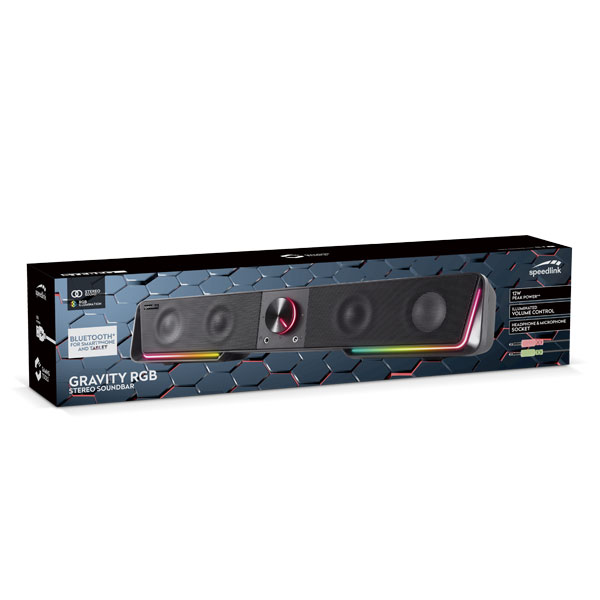 Speedlink Gravity RGB Stereo hangszóró, fekete