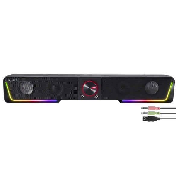Speedlink Gravity RGB Stereo hangszóró, fekete