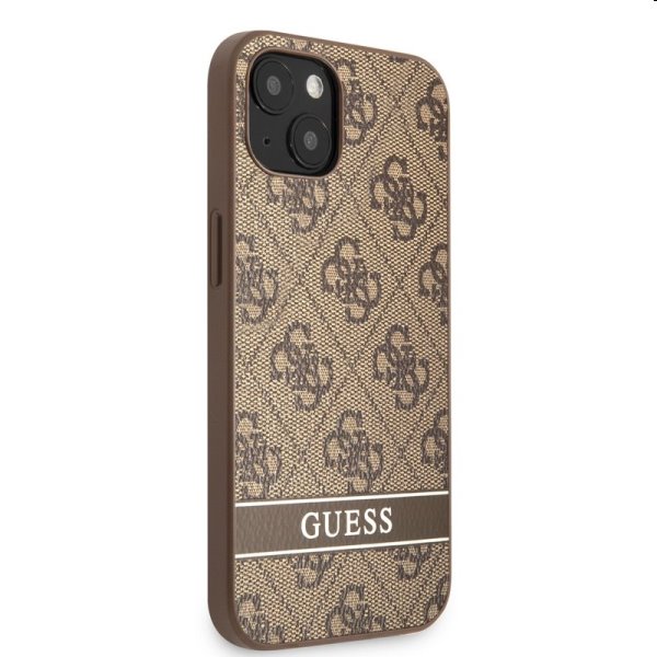 Guess PU 4G Stripe for Apple iPhone 13 mini, barna Guess PU 4G Stripe for Apple iPhone 13 mini, barna