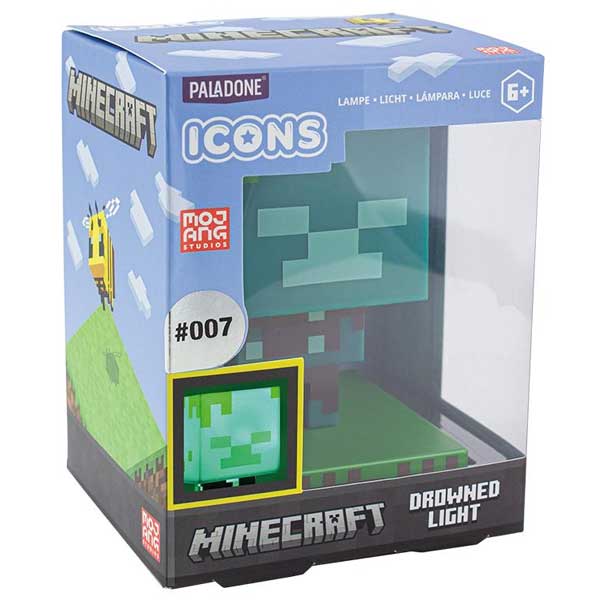Lámpa Drowned Zombie Icon Light BDP (Minecraft) Lámpa Drowned Zombie Icon Light BDP (Minecraft)