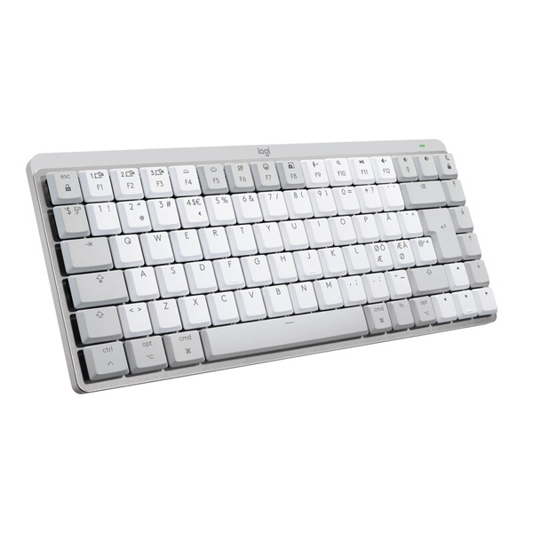 Logitech MX Mechanical Mini for Mac Minimalist Vezeték nélküli Illuminated Billentyűzet - Pale szürke - US INT'L