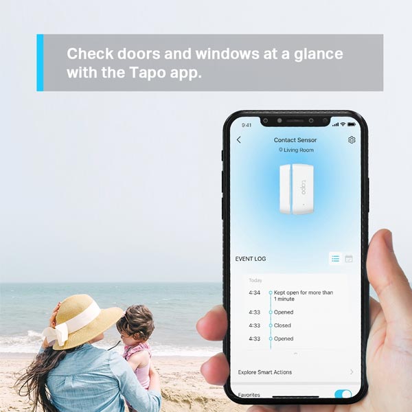 Szenzor ablakra és ajtóra TP-Link Tapo T110