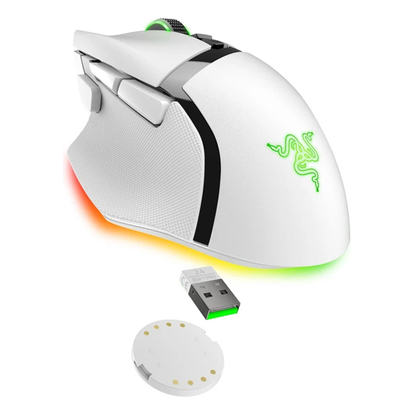 Vezeték nélküli gamer egér Razer Basilisk V3 Pro, fehér