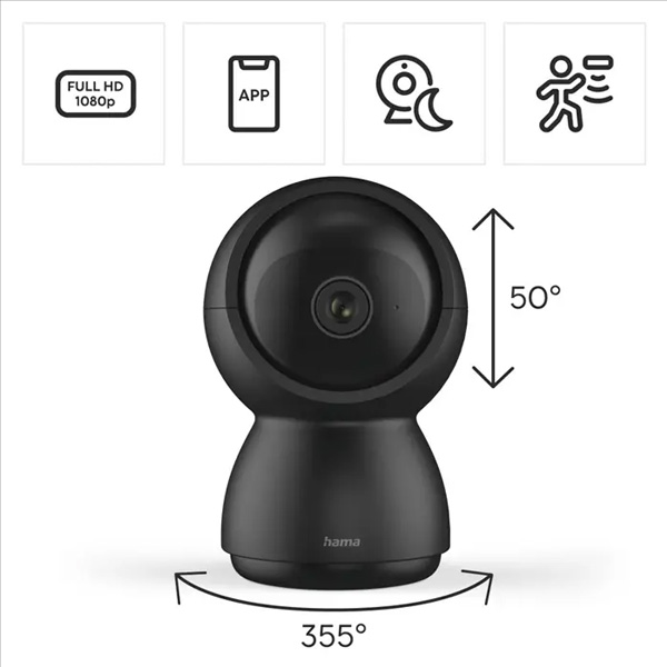 Hama Smart otthoni IP kamera, WiFi Hama Smart otthoni IP kamera, WiFi