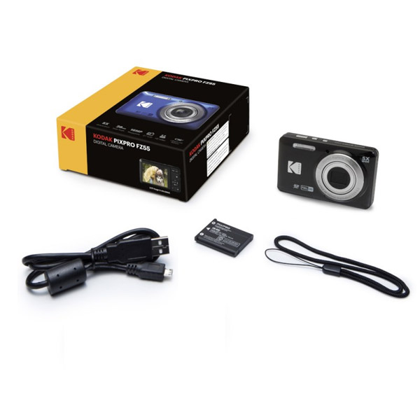 Kodak Friendly Zoom FZ55, fekete Kodak Friendly Zoom FZ55, fekete
