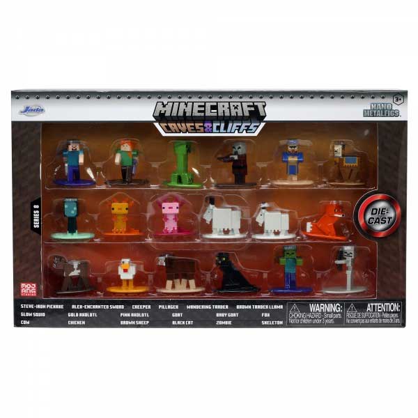 Multi Pack Nano Figurák Wave 8 (Minecraft)