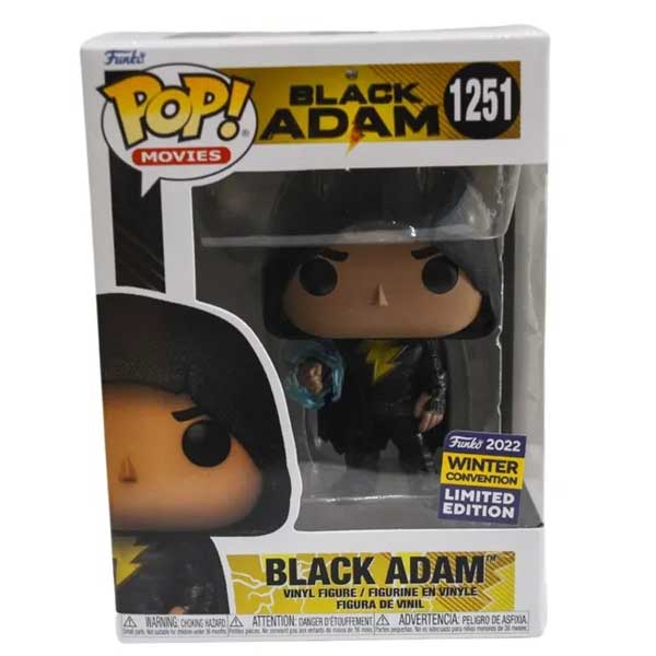 POP! Movies: Black Adam (with Cloak) (DC) 2022 Winter Convention Limited Edition