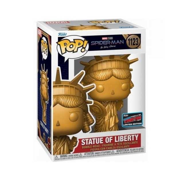 POP! Spider Man No way Home Statue Liberty (Marvel) 2022 Fall Convention Limitált Kiadás