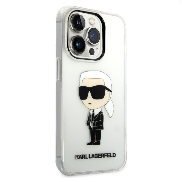 Tok Karl Lagerfeld IML Ikonik NFT for Apple iPhone 14 Pro, átlátszó