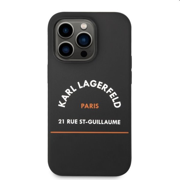 Tok Karl Lagerfeld Rue St Guillaume for Apple iPhone 14 Pro Max, fekete