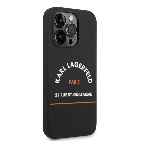 Tok Karl Lagerfeld Rue St Guillaume for Apple iPhone 14 Pro Max, fekete