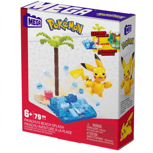 Építőkészlet Mega Bloks Beach Blast Pikachu (Pokémon) Építőkészlet Mega Bloks Beach Blast Pikachu (Pokémon)