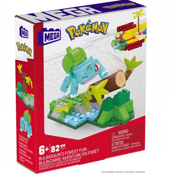 Építőkészlet Mega Bloks Forest Fun Bulbasaur (Pokémon)