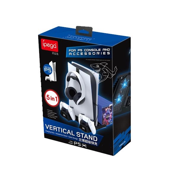 iPega P5023 Dokkoló állomás PlayStation 5, Dualsense és Pulse 3D számára iPega P5023 Dokkoló állomás PlayStation 5, Dualsense és Pulse 3D számára